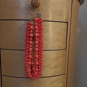 Coral Beaded Necklace